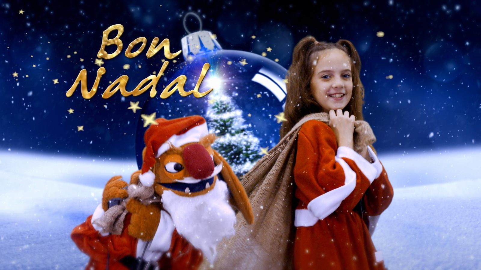 Daniela Llobell i Dj Butoni canten "el que jo més vull és passar un bon Nadal amb tu"