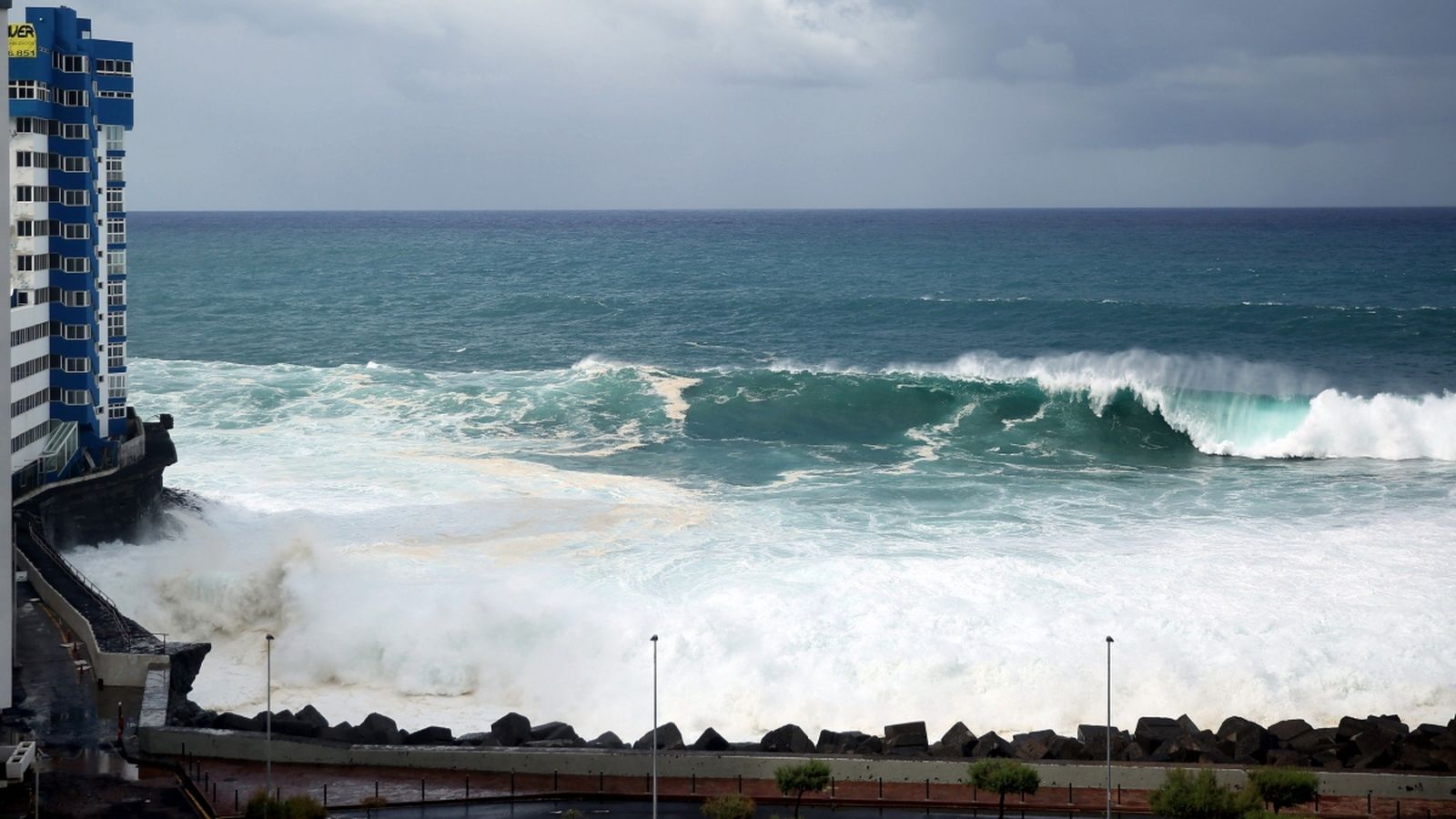 Temporal d'onatge al nord de Tenerife