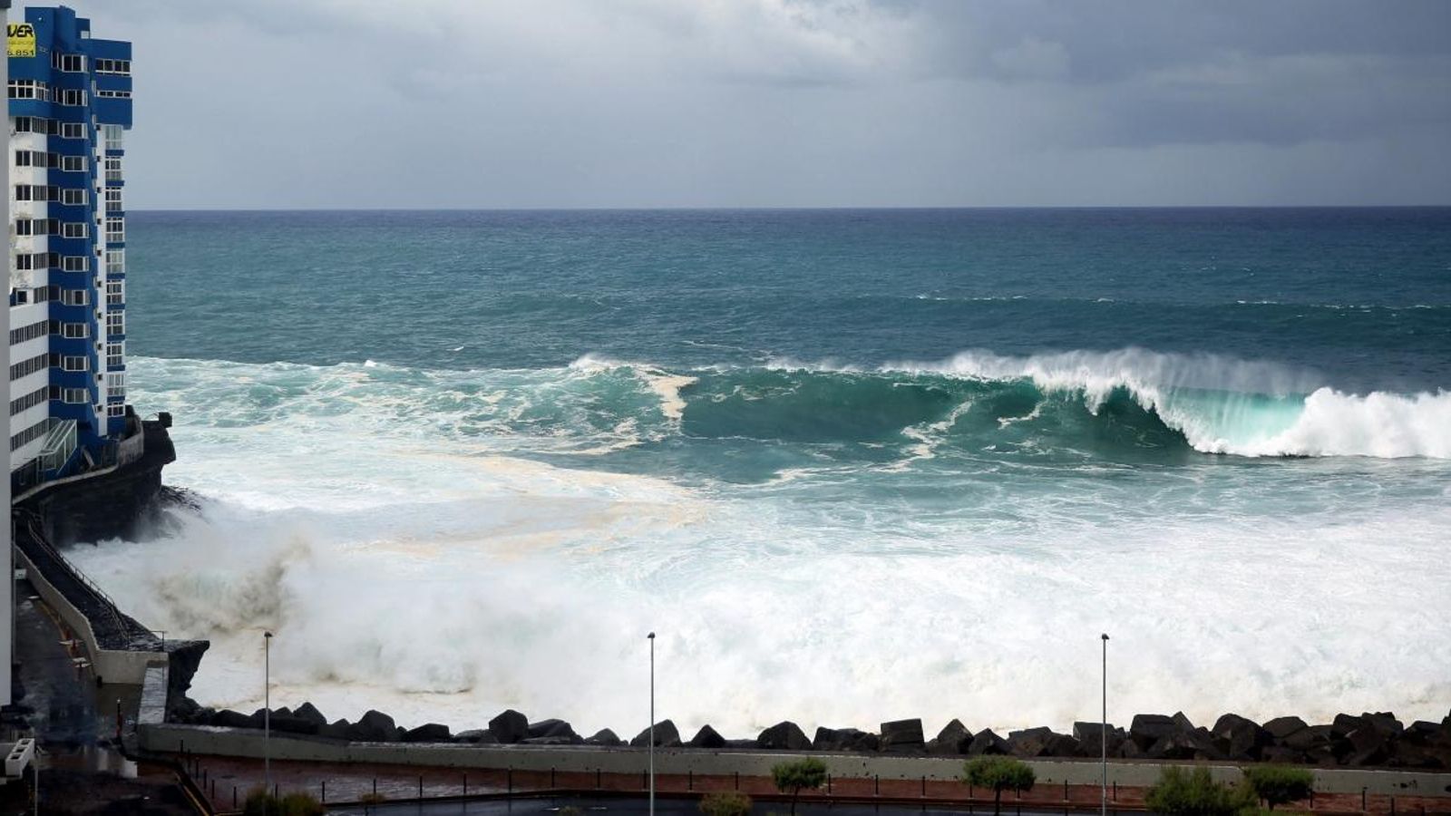 Temporal d'onatge al nord de Tenerife