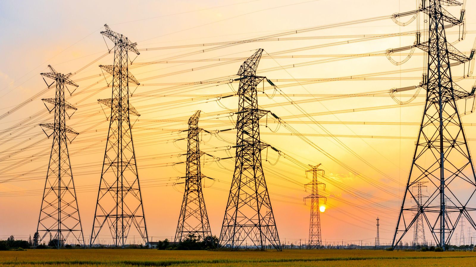 Imatge d'arxiu de torres elèctriques