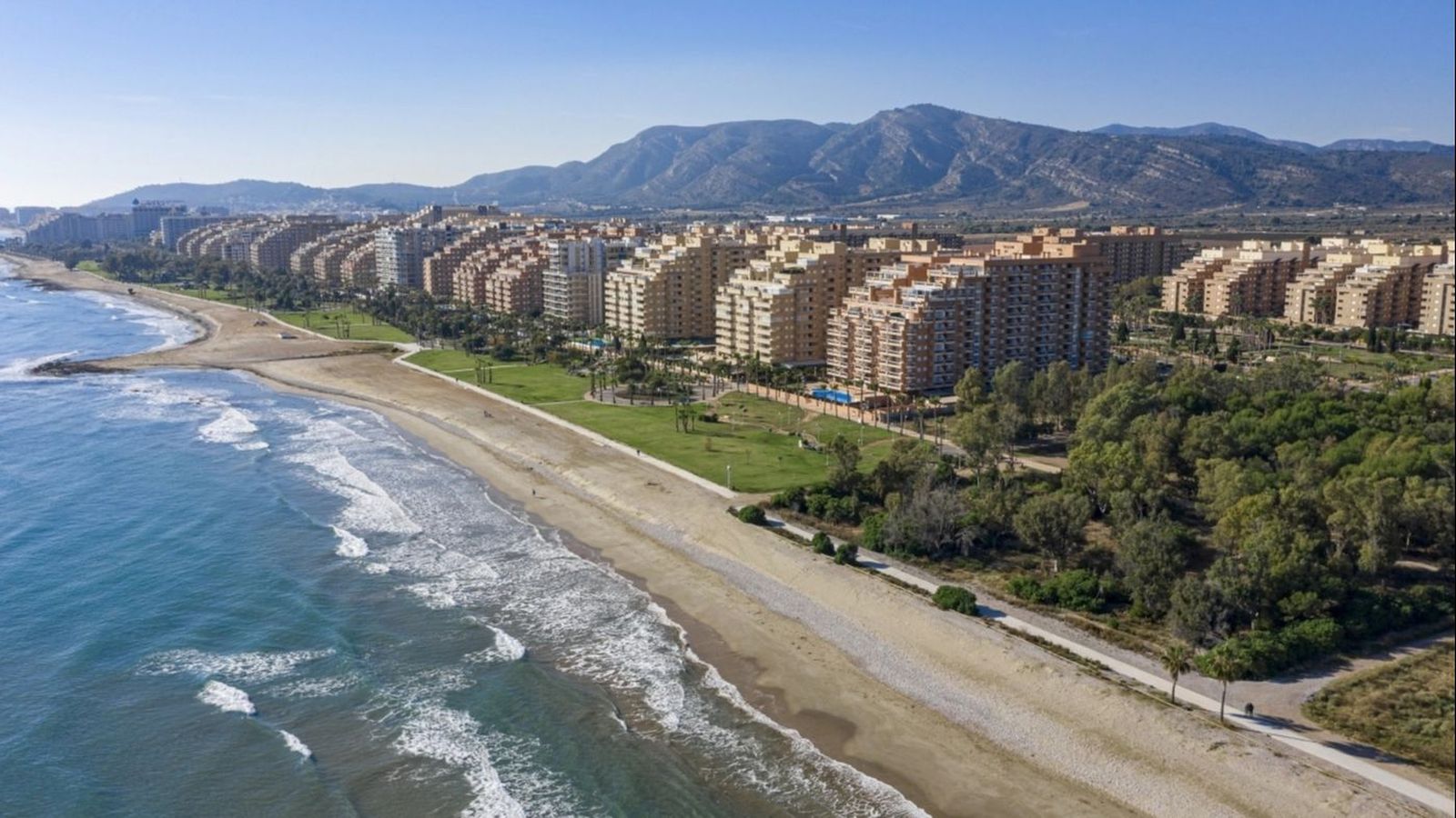 Imatge d'arxiu de la platja de les Amplàries, a Orpesa