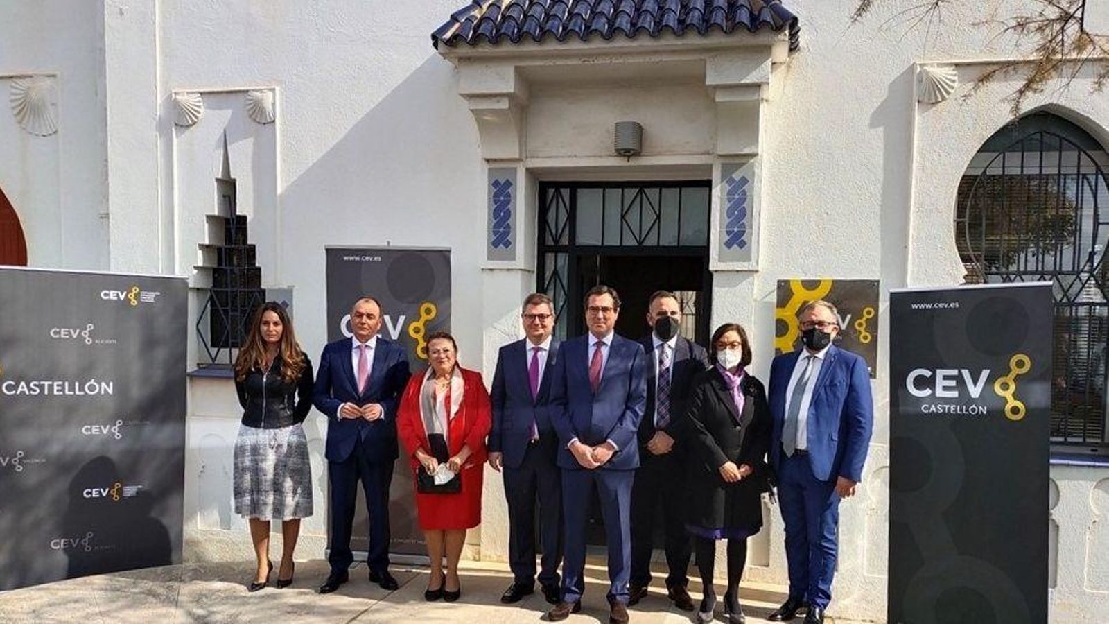 Garamendi ha inaugurat la seu de la CEV en l'emblemàtic edifici Moruno de PortCastelló Garamendi ha inaugurat la seu de la CEV en l'emblemàtic edifici Moruno de PortCastelló