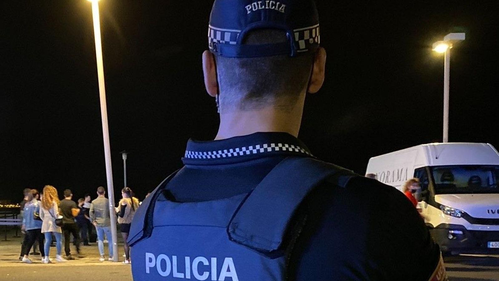 Imatge d'arxiu d'un agent de la policia local de València