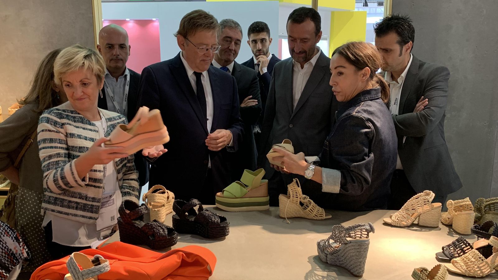 Puig en el Saló Internacional del Calcer de Milà