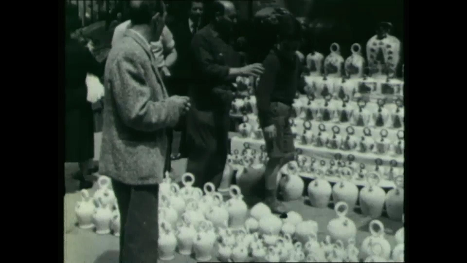 Imatges de 1923 del mercadet de l'escuradeta a la ciutat de València