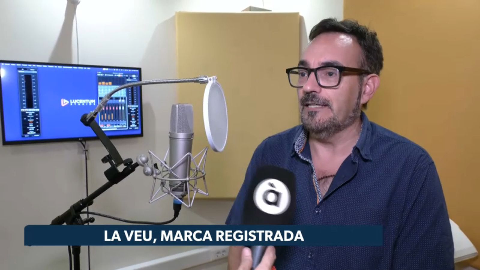 En imatge, el doblador Chema Bazán, de Lucentum Estudios