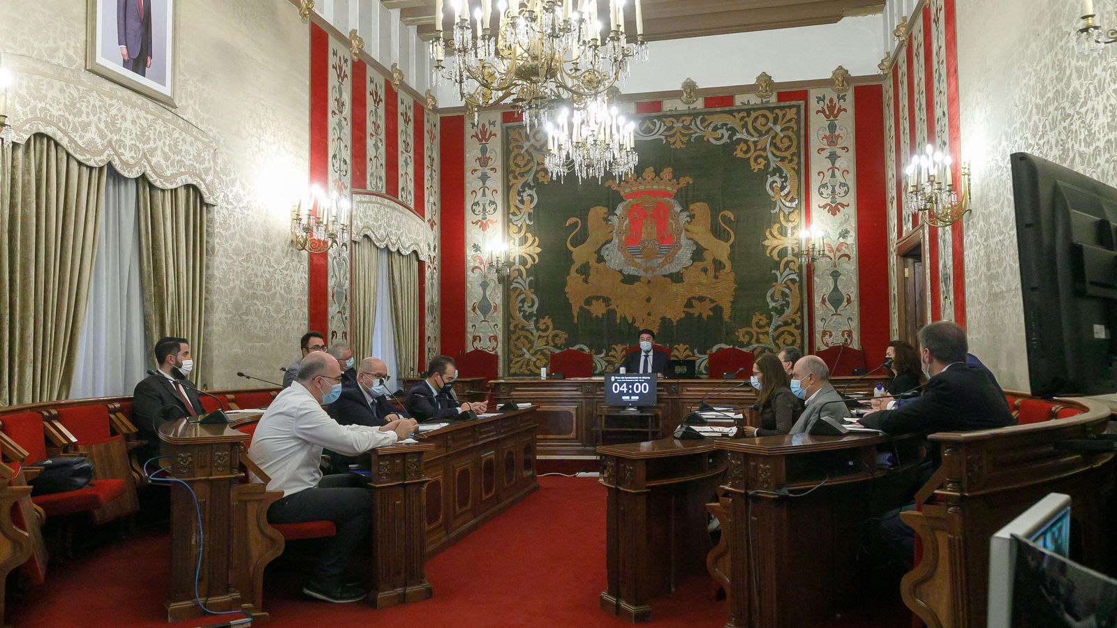 Imatge de la sesió del ple de l'Ajuntament en què s'ha aprovat aquesta polèmica ordenança