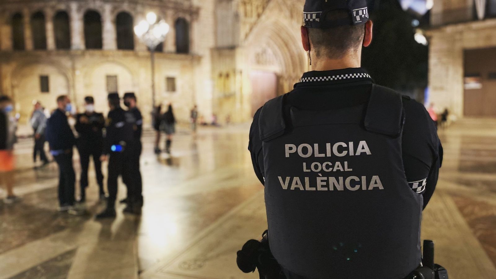 Imatge d'arxiu d'un dispositiu de la Policia Local de València