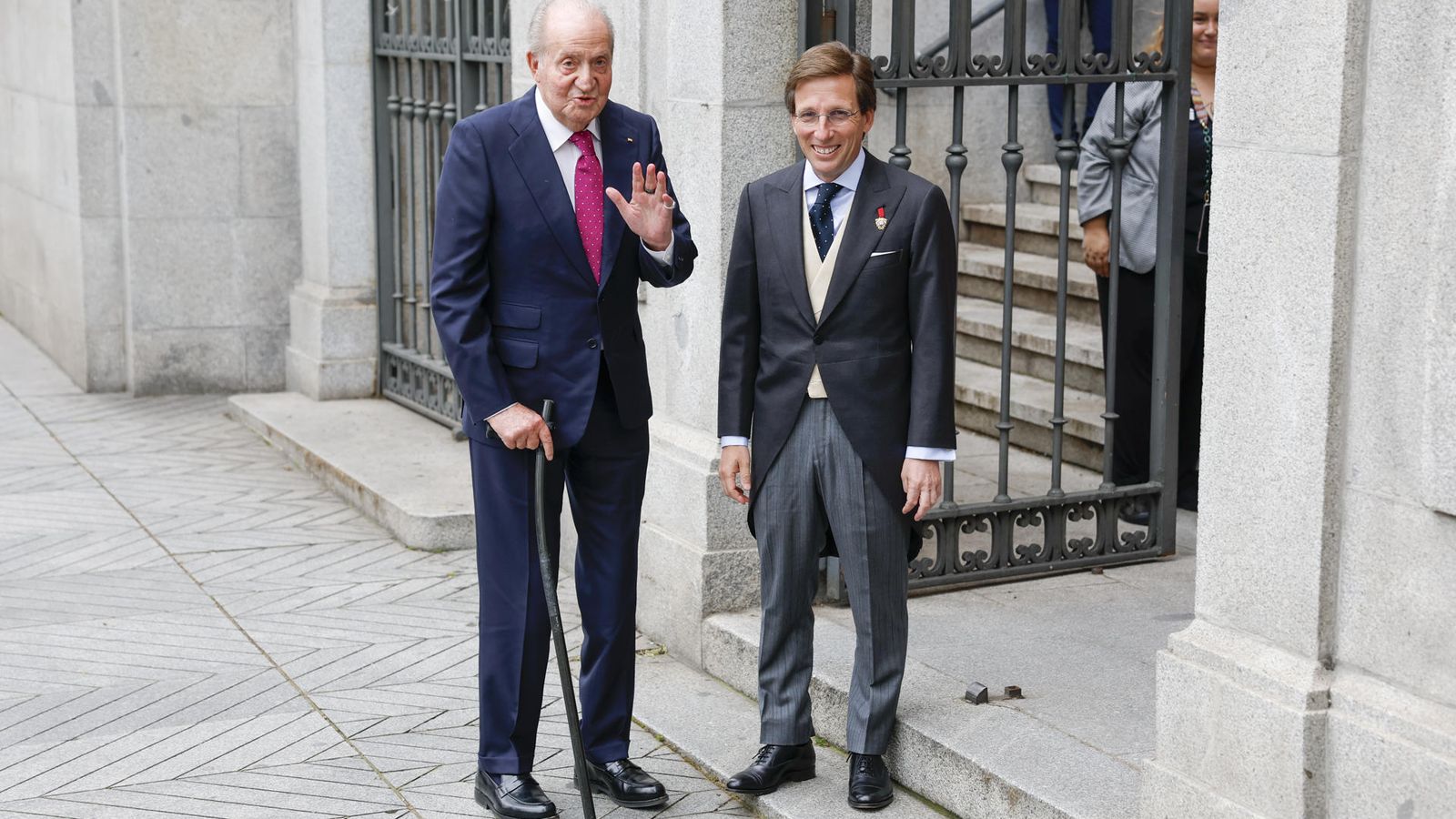 Joan Carles I en la boda de l'alcalde de Madrid, Martínez Almeida