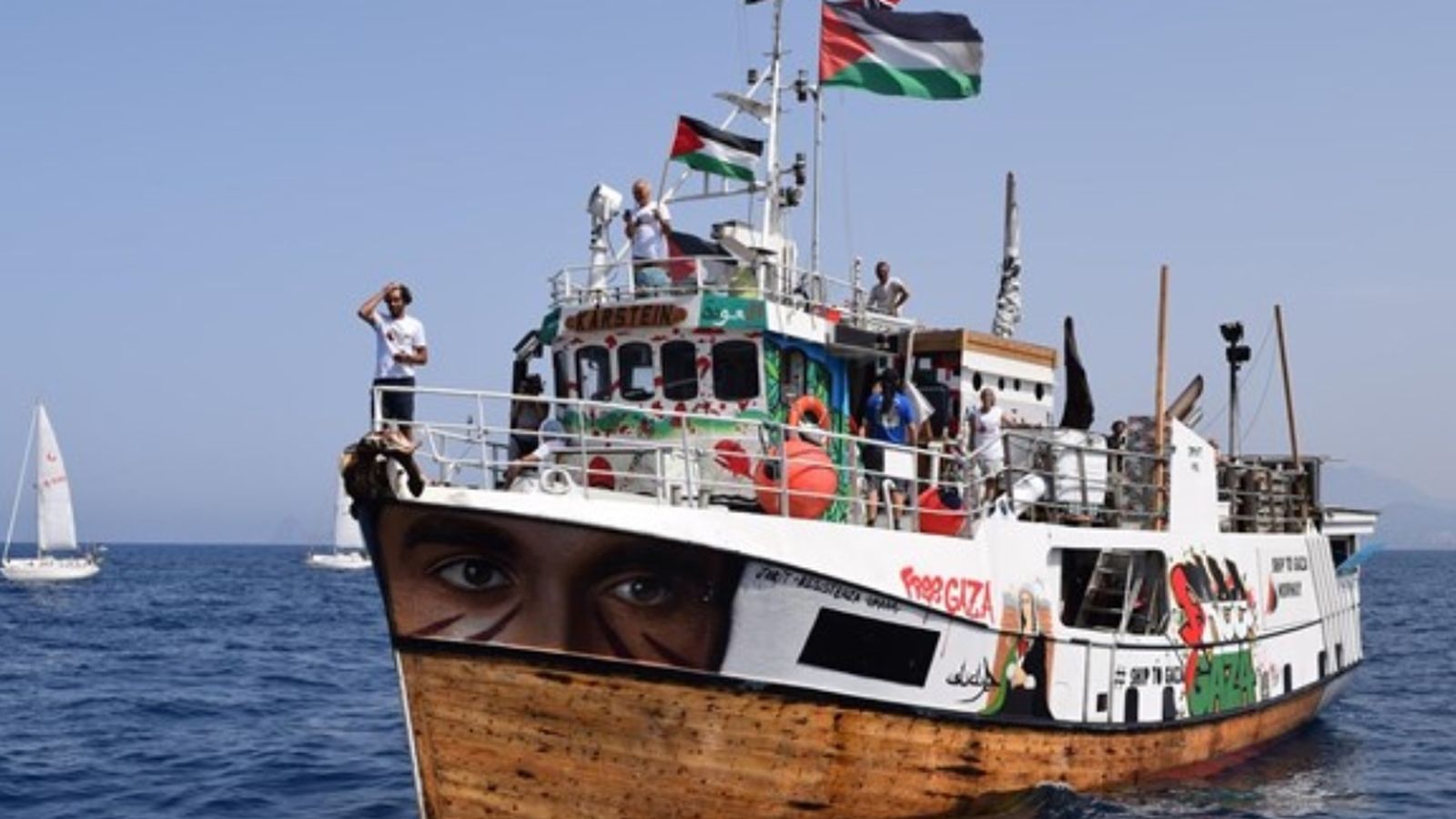 Entre la tripulació hi ha tres activistes espanyols