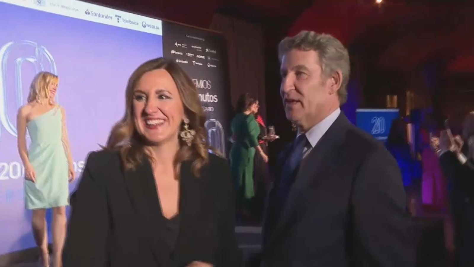 L'alcaldessa de València amb el líder del PP nacional en un acte a Madrid