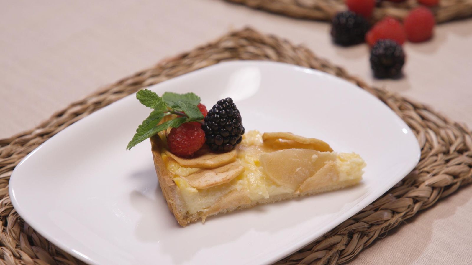 Tortada de poma esperiega