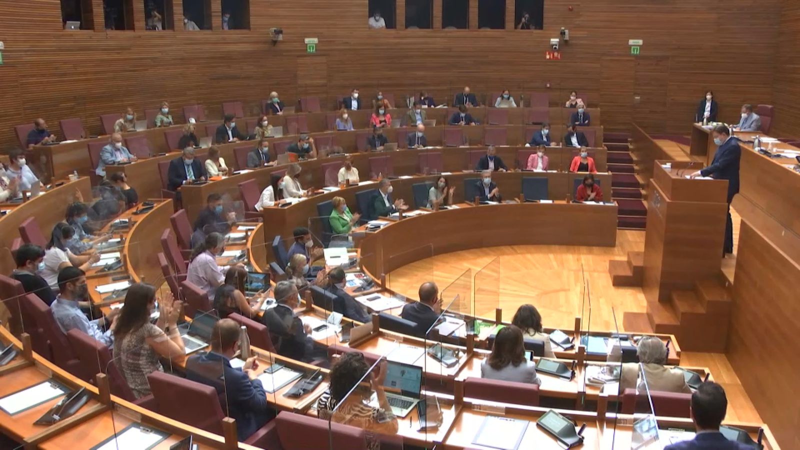 Un moment de la sessió de control d'aquest dijous
