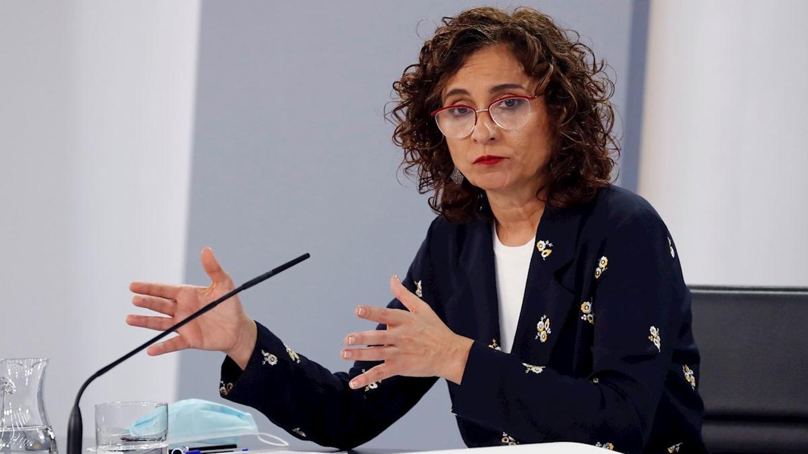María Jesús Montero, durant la roda de premsa posterior al Consell de Ministres