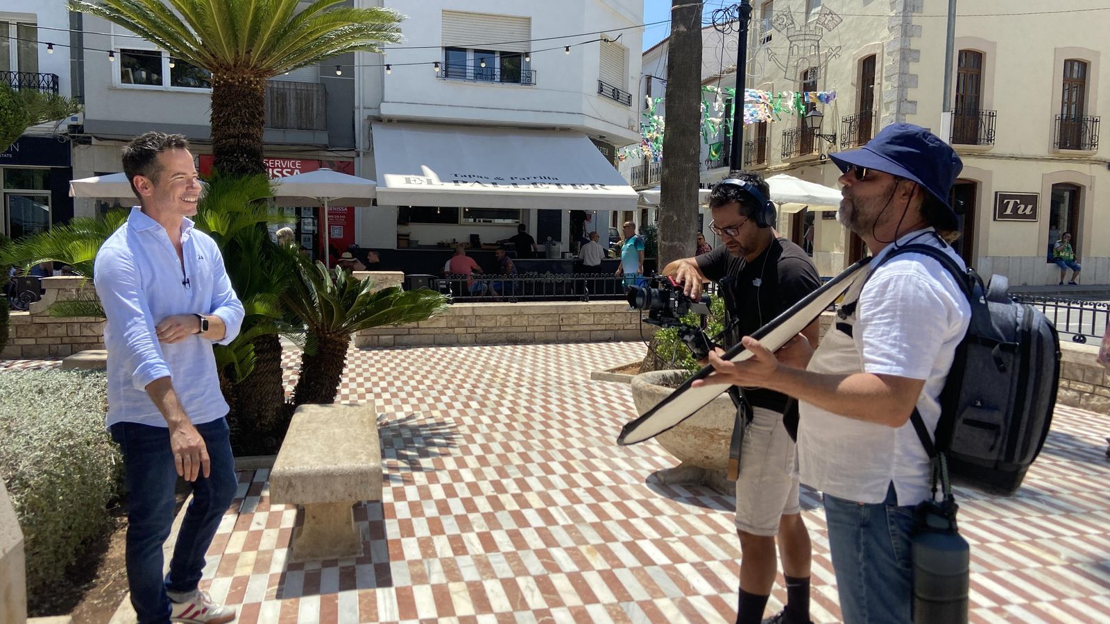 Gravació del programa 'Terra de Festes' amb Ferran Cano Gravació del programa 'Terra de Festes' amb Ferran Cano