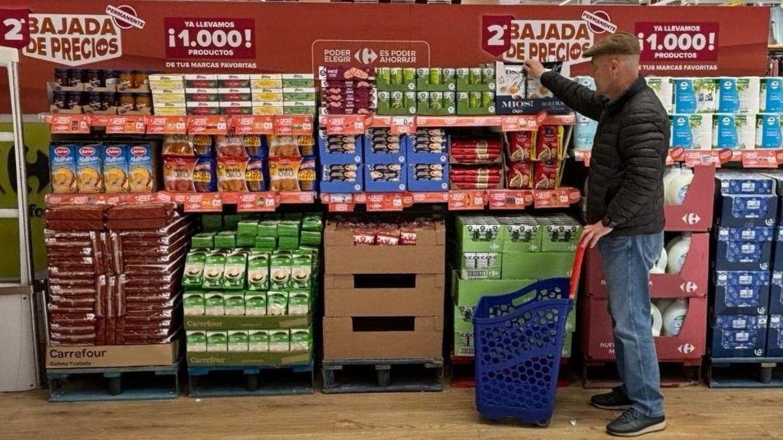 Els preus dels aliments han pujat menys que fa un any, segons l'avanç de l'IPC