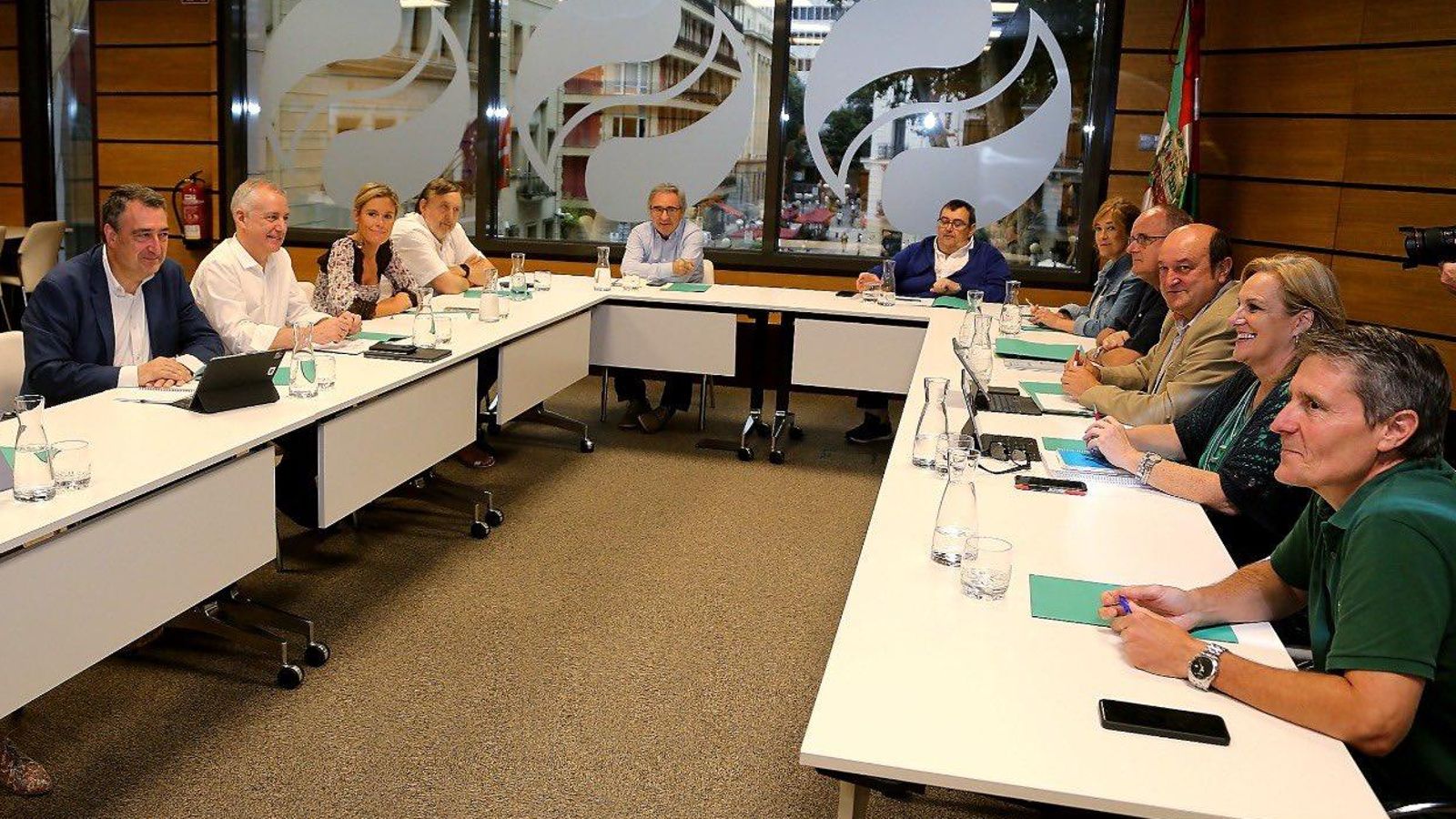 Reunió de l'Euzkadi Buru Batzar, comité executiu del PNB