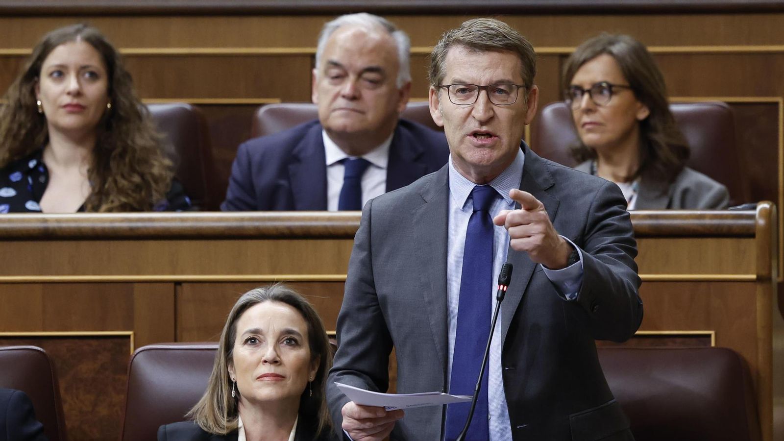 Feijóo, aquest dimecres en la sessió de control al Congrés
