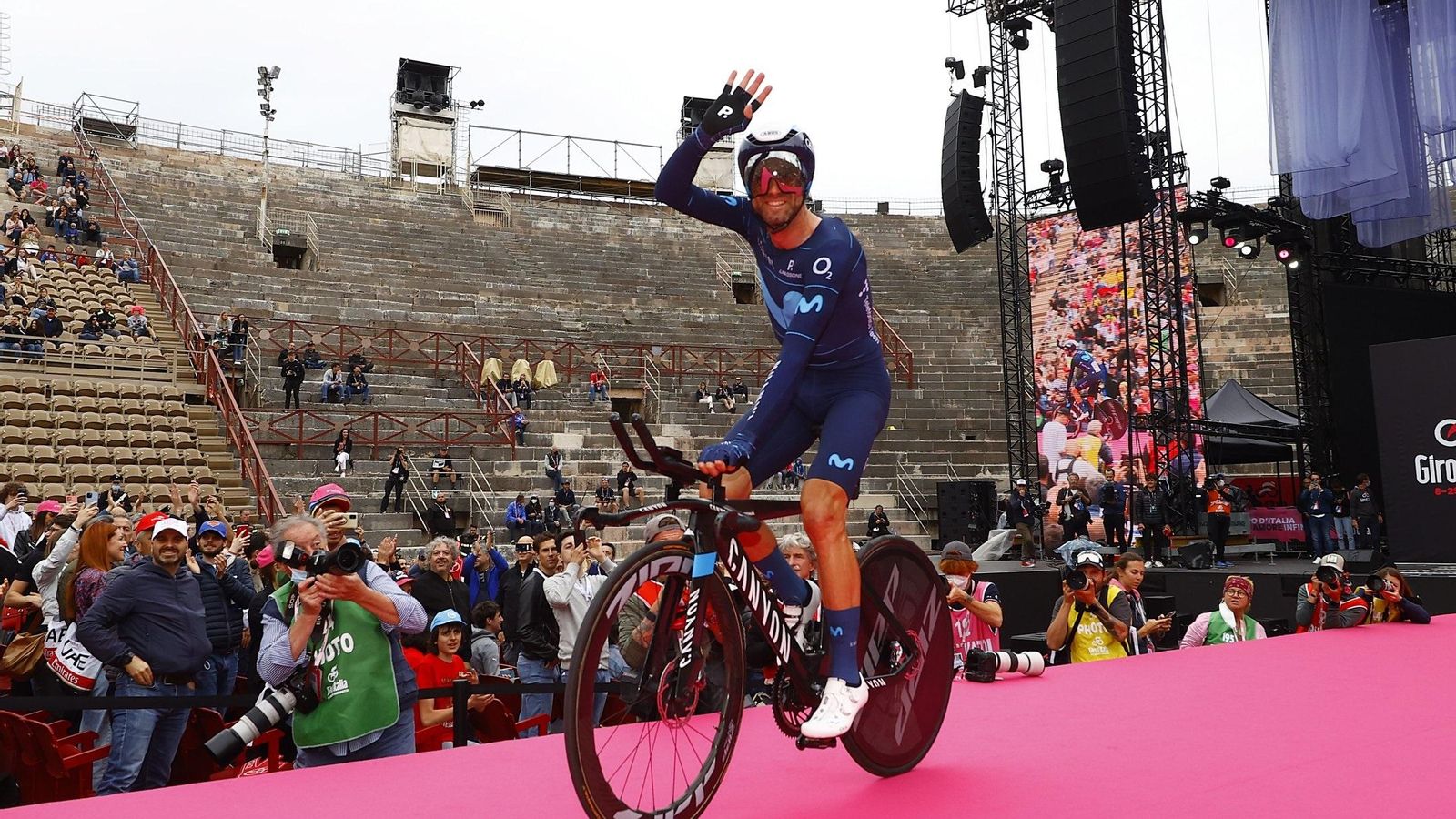 Valverde, durant l'última edició del Giro