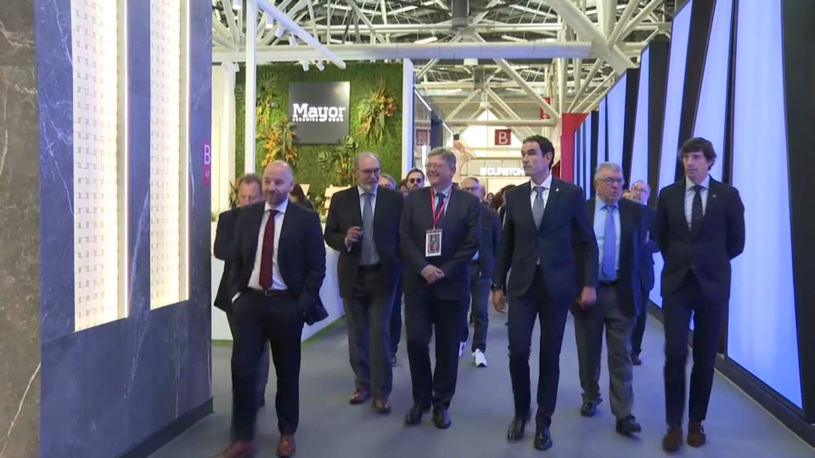 Ximo Puig a la fira de Cersaie a Bolonya