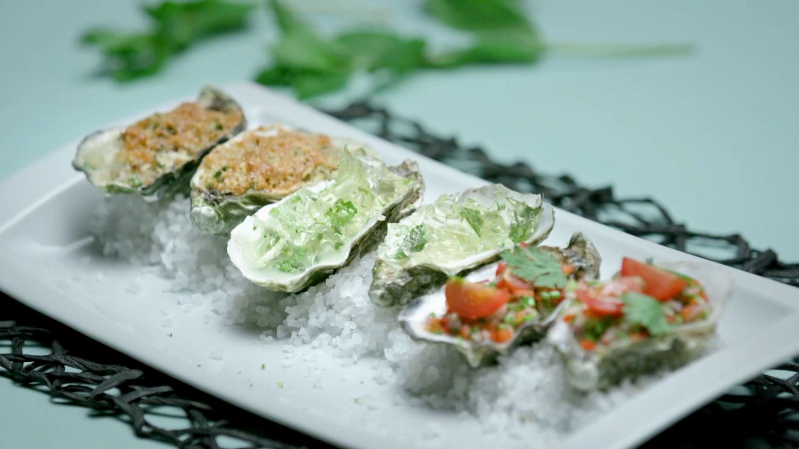 Trio d'ostra valenciana