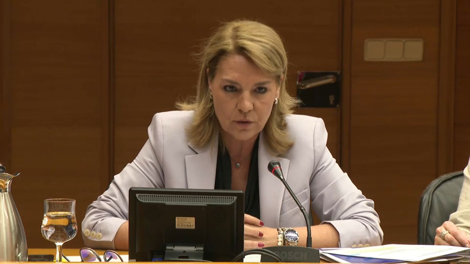 La vicepresidenta del Consell, Susana Camarero, intervé en la comissió d'investigació de les Corts sobre la dana del 29 d'octubre