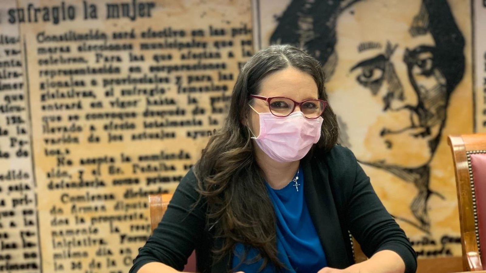 Oltra ha intervingut davant el Senat sobre les estratègies contra la violència de gènere