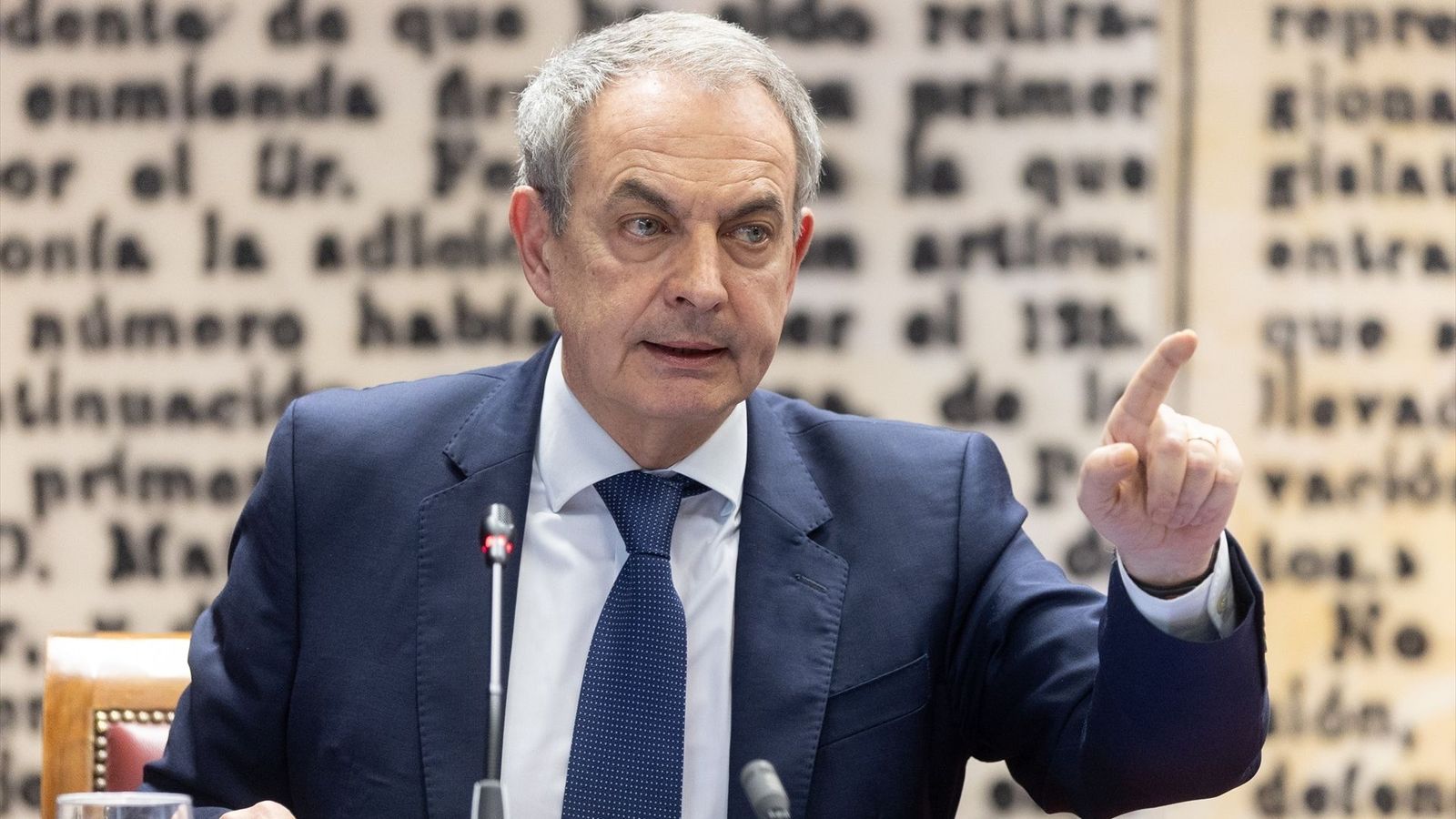 Zapatero, en la compareixença en la comissió Koldo del Senat el passat març