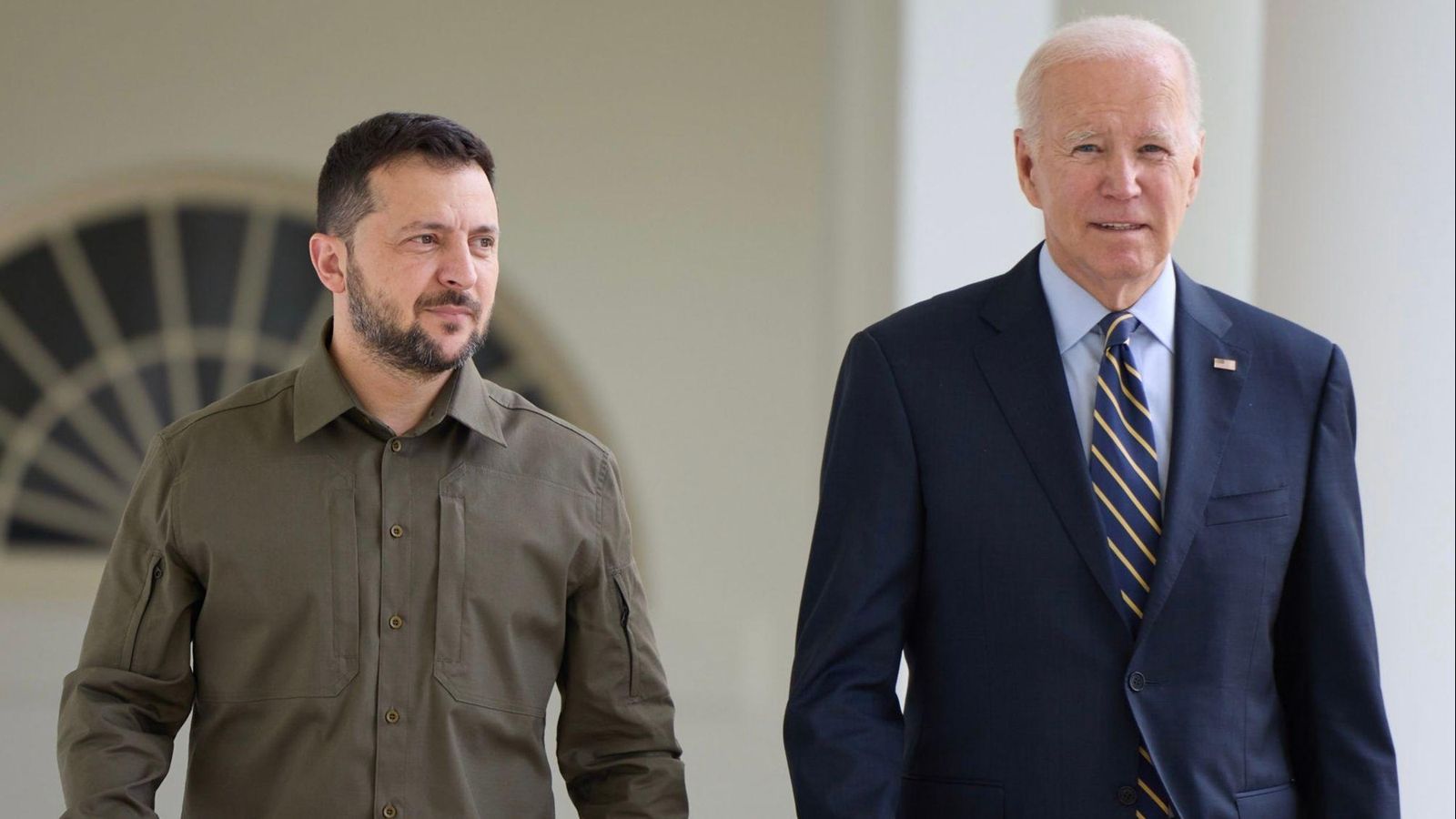 El presidents d'Ucraïna i els Estats Units, i Joe Biden