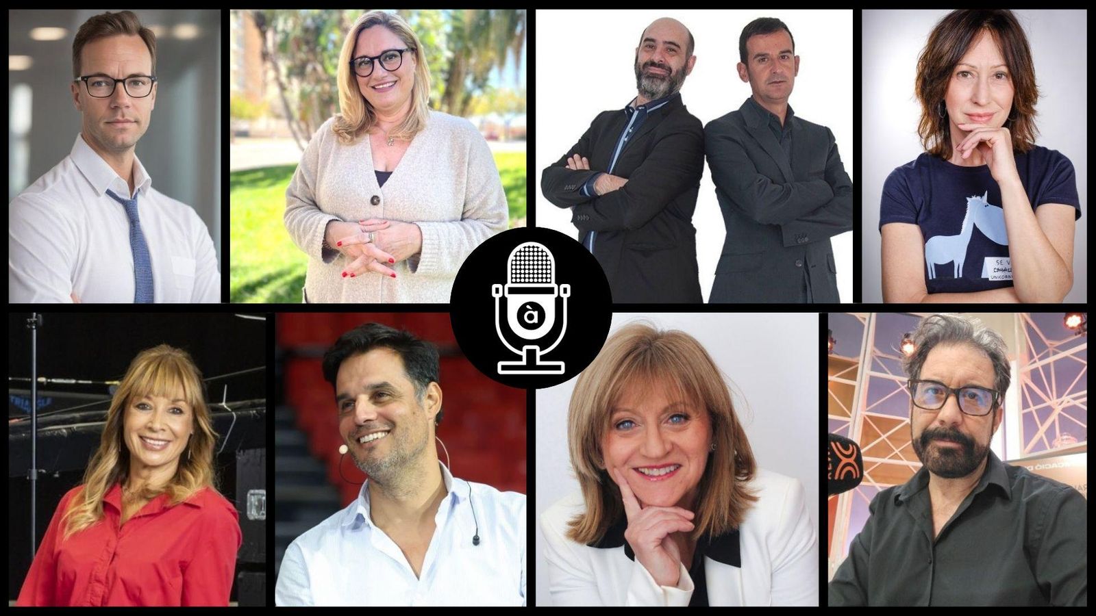 Estes son les noves cares d'À Punt Ràdio, les seues veus molt prompte en antena