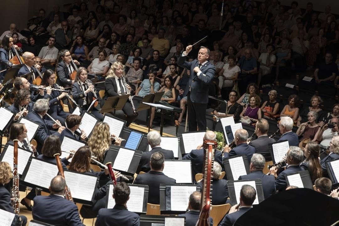 Concert de la Banda Primitiva de Llíria al Certamen Internacional de Bandes de Música Ciutat de València