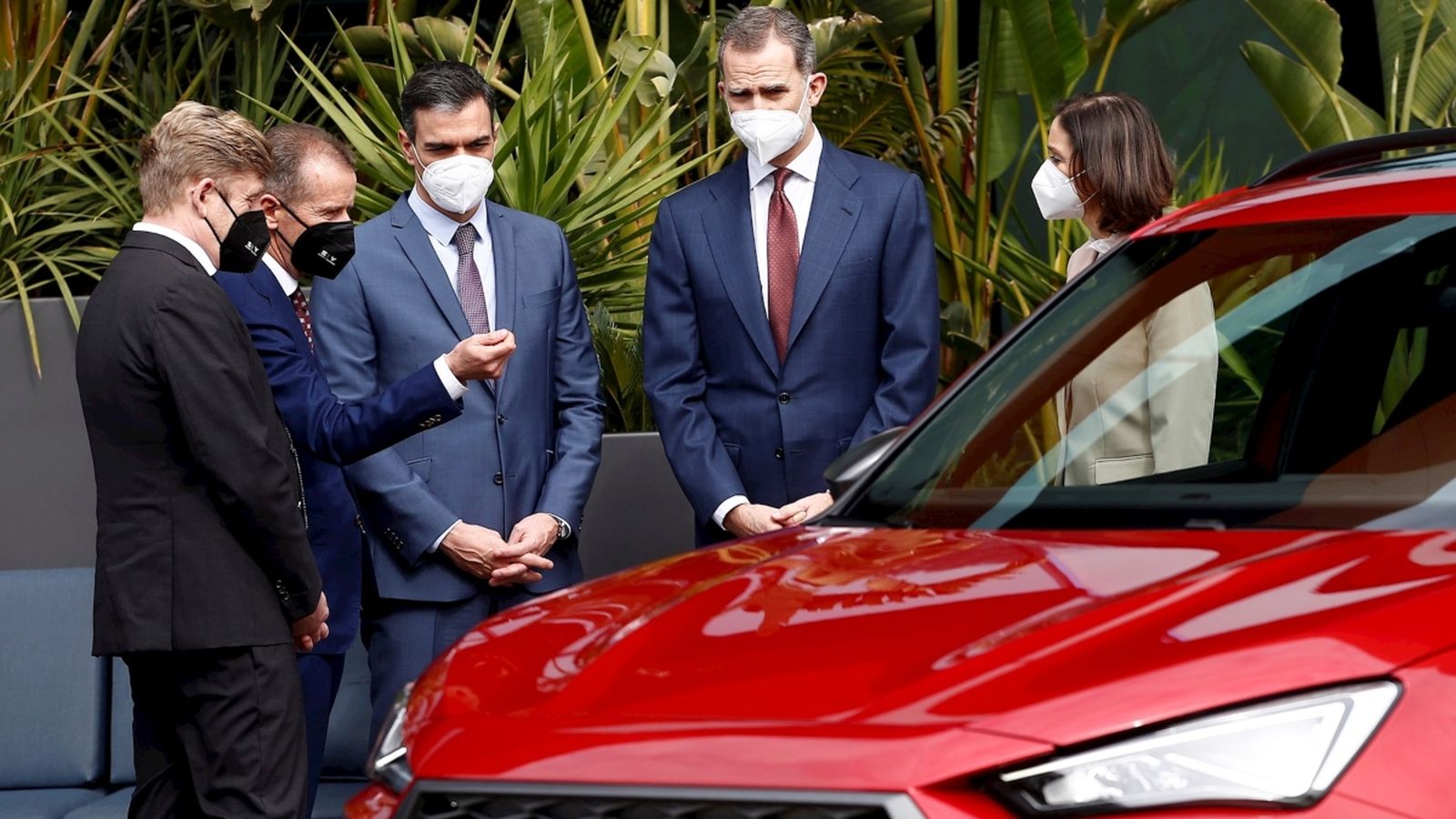 El rei i el president del govern espanyol en l'aniversari de Seat a Martorell