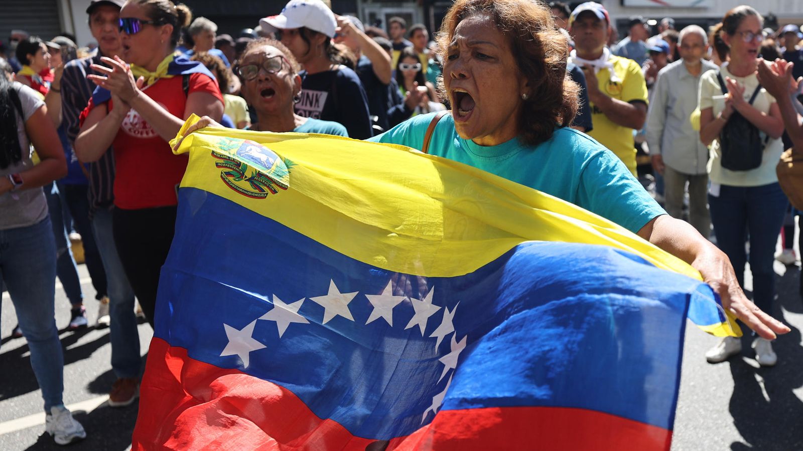 Concentració en suport a González Urrutia en Caracas