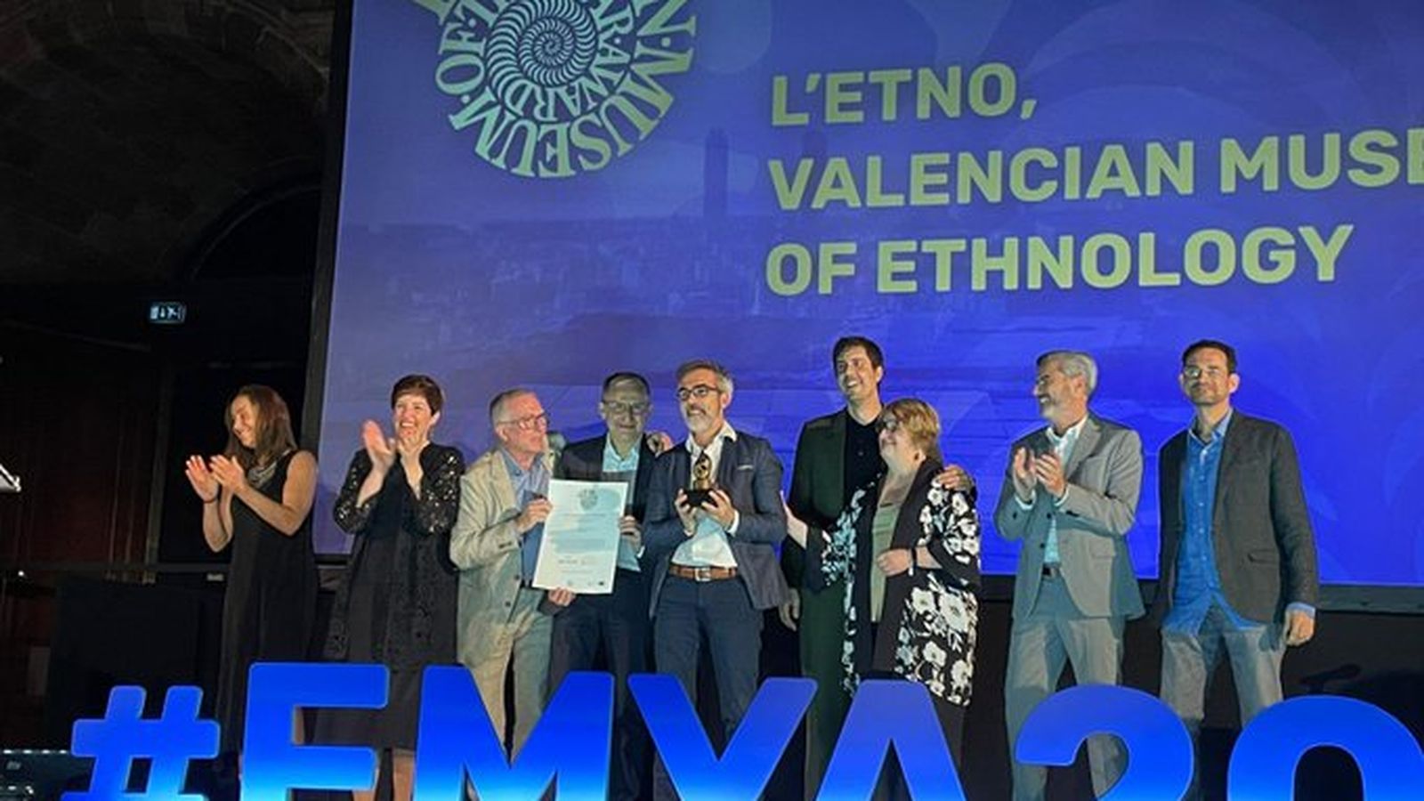 Entrega del premi EMYA en la gala celebrada a Barcelona