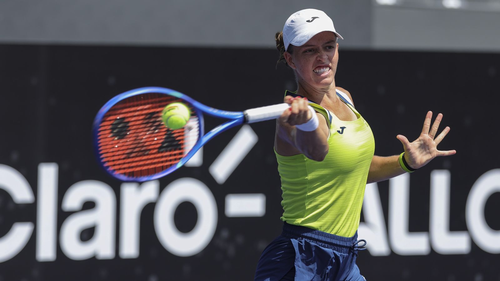 Kaitlin, en el partit de semifinals contra Blinkova