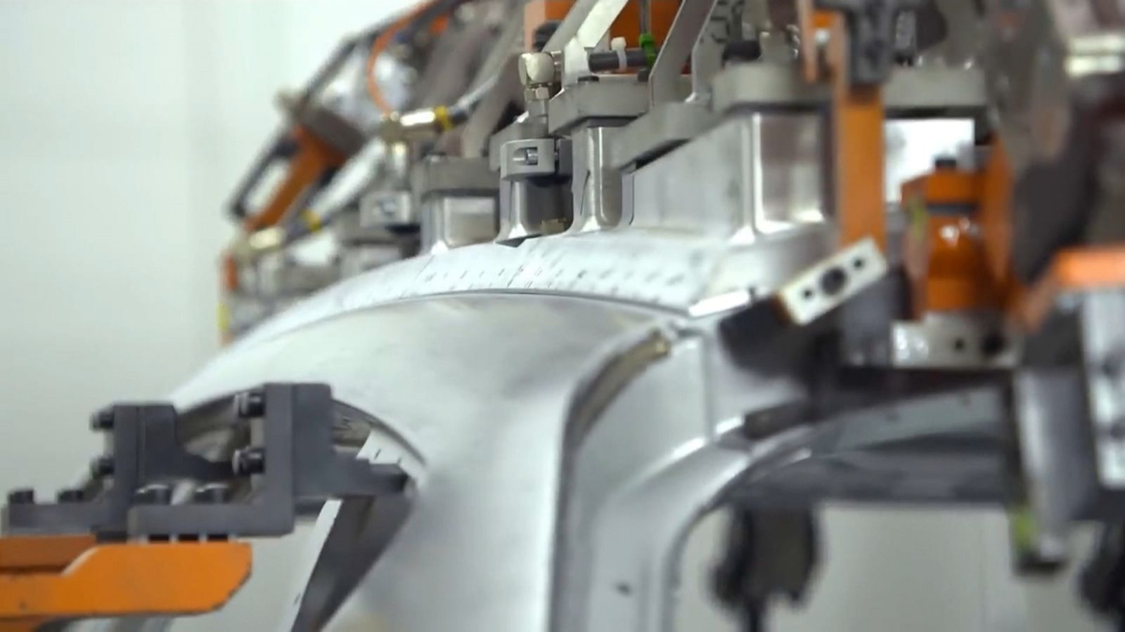 Cadena de muntatge d'una fàbrica de Volkswagen