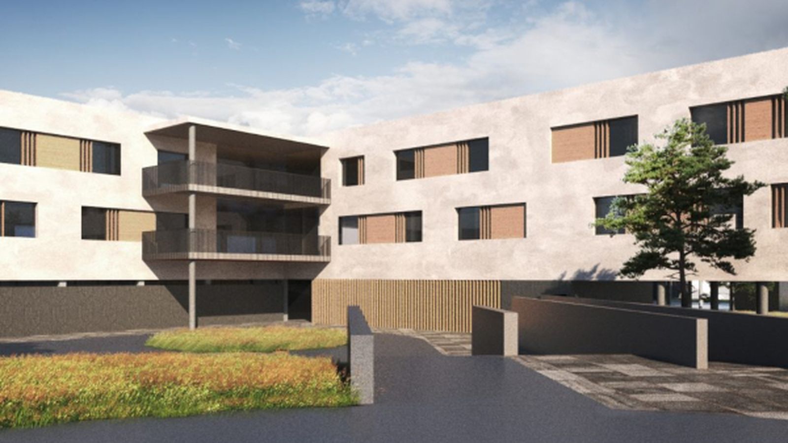 Simulació en 3D del projecte del geriàtric de Finestrat