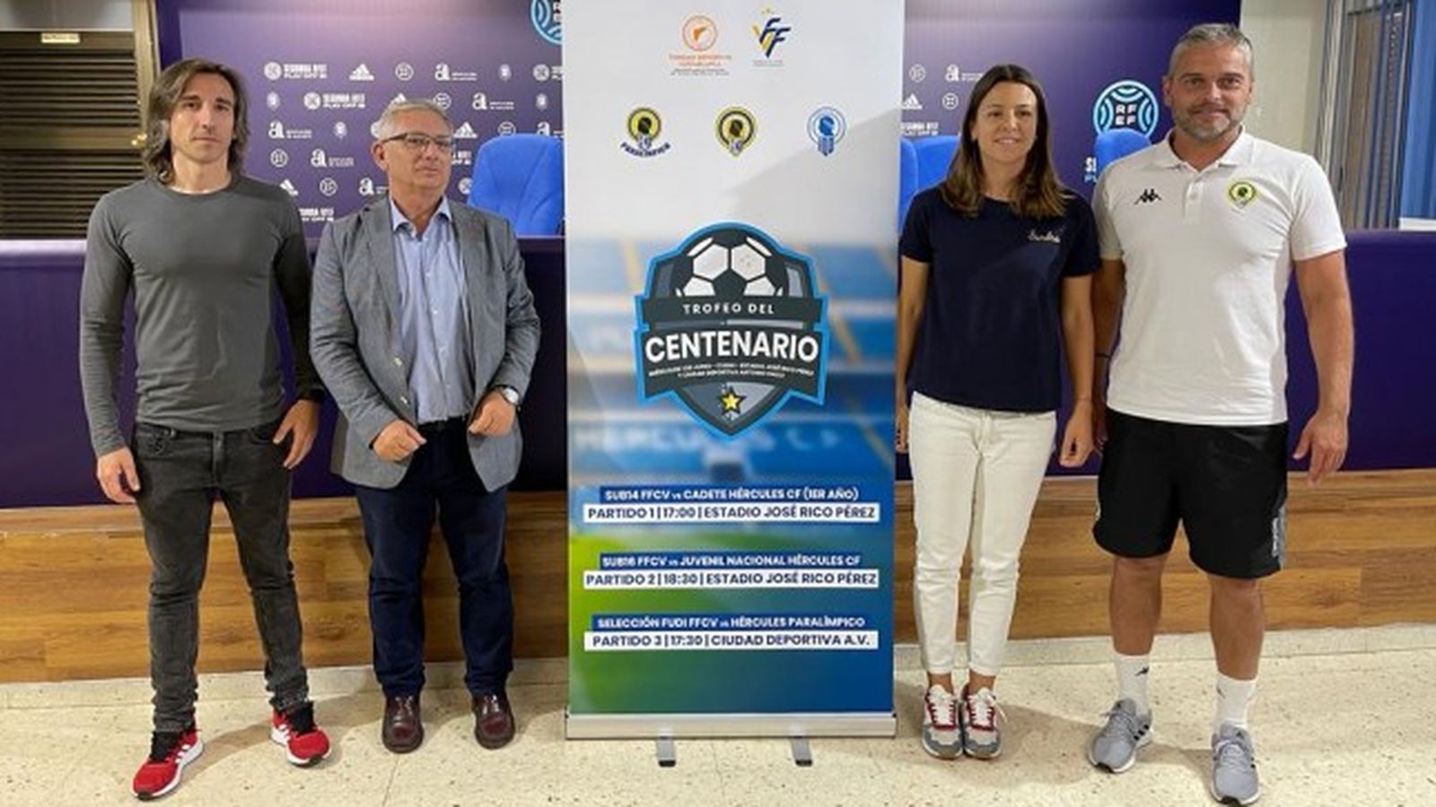 Aquest matí s'ha presentat el trofeu del Centerari del club alacantí