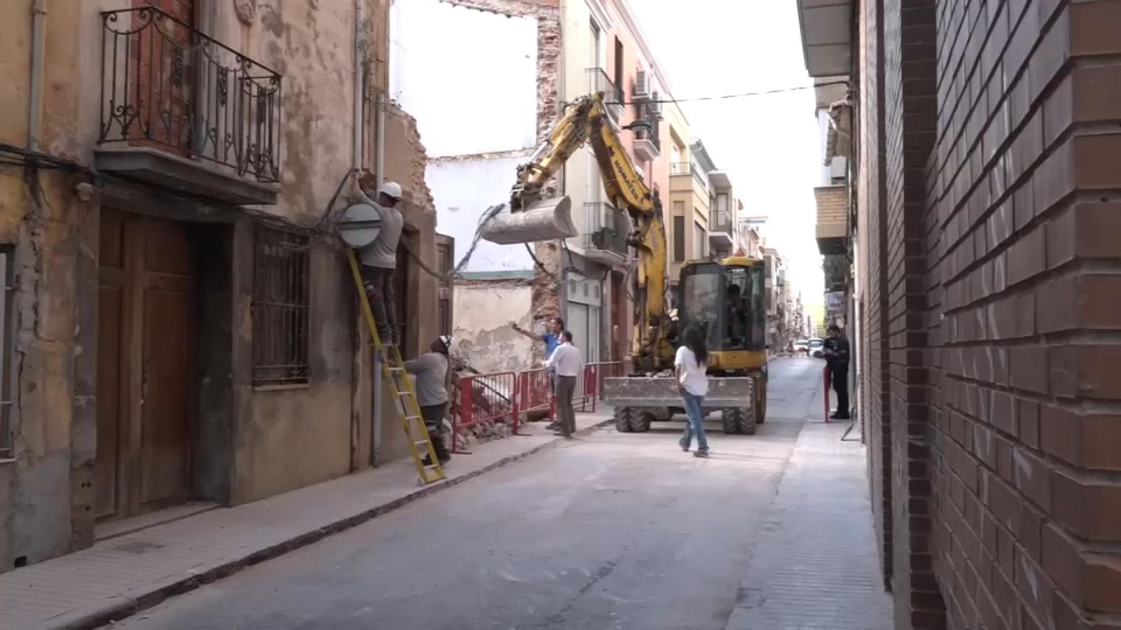 Enfonsament de dos edificis a Vila-real