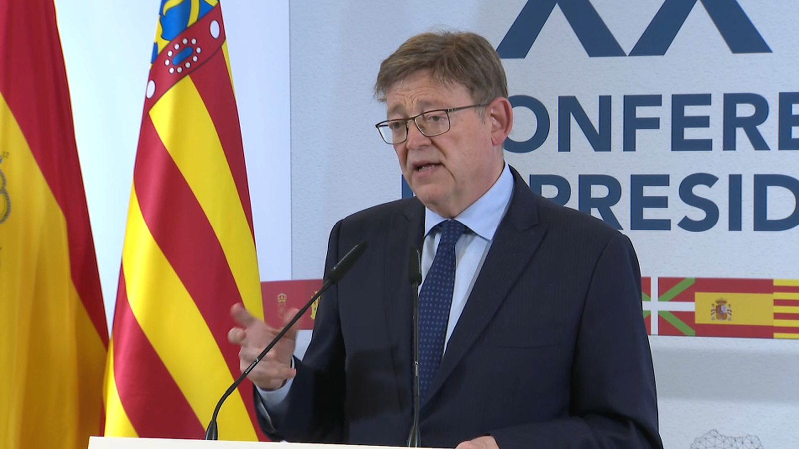 El president de la Generalitat, Ximo Puig,  compareix a la Palma després de la Conferència de Presidents i Presidentes