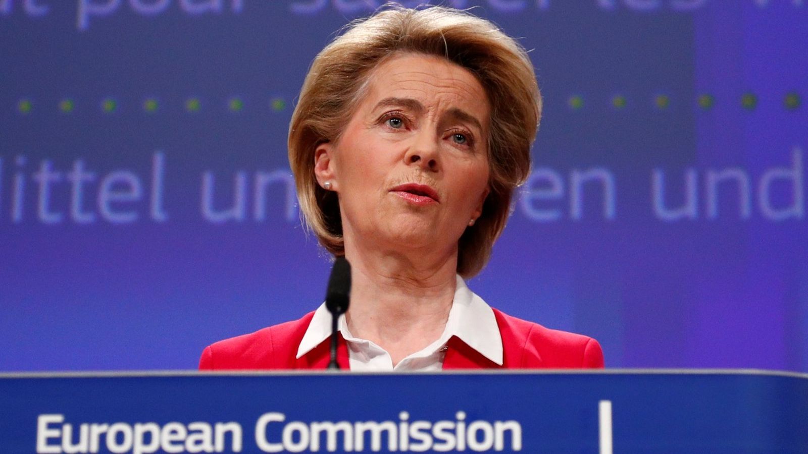 La presidenta de la Comissió Europea, Ursula von der Leyen