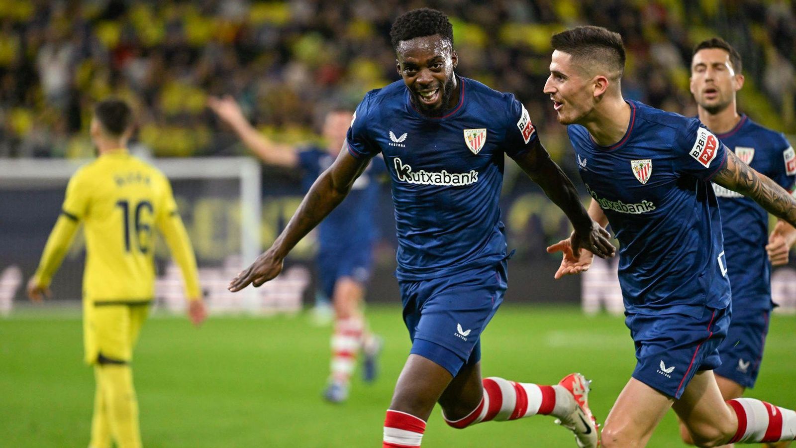 Iñaki Williams celebra el gol