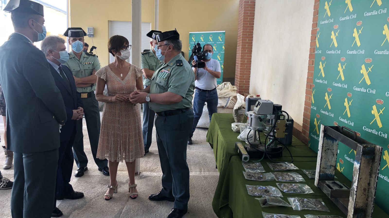 Presentació dels resultats de l'operació Overdose de la Guàrdia Civil