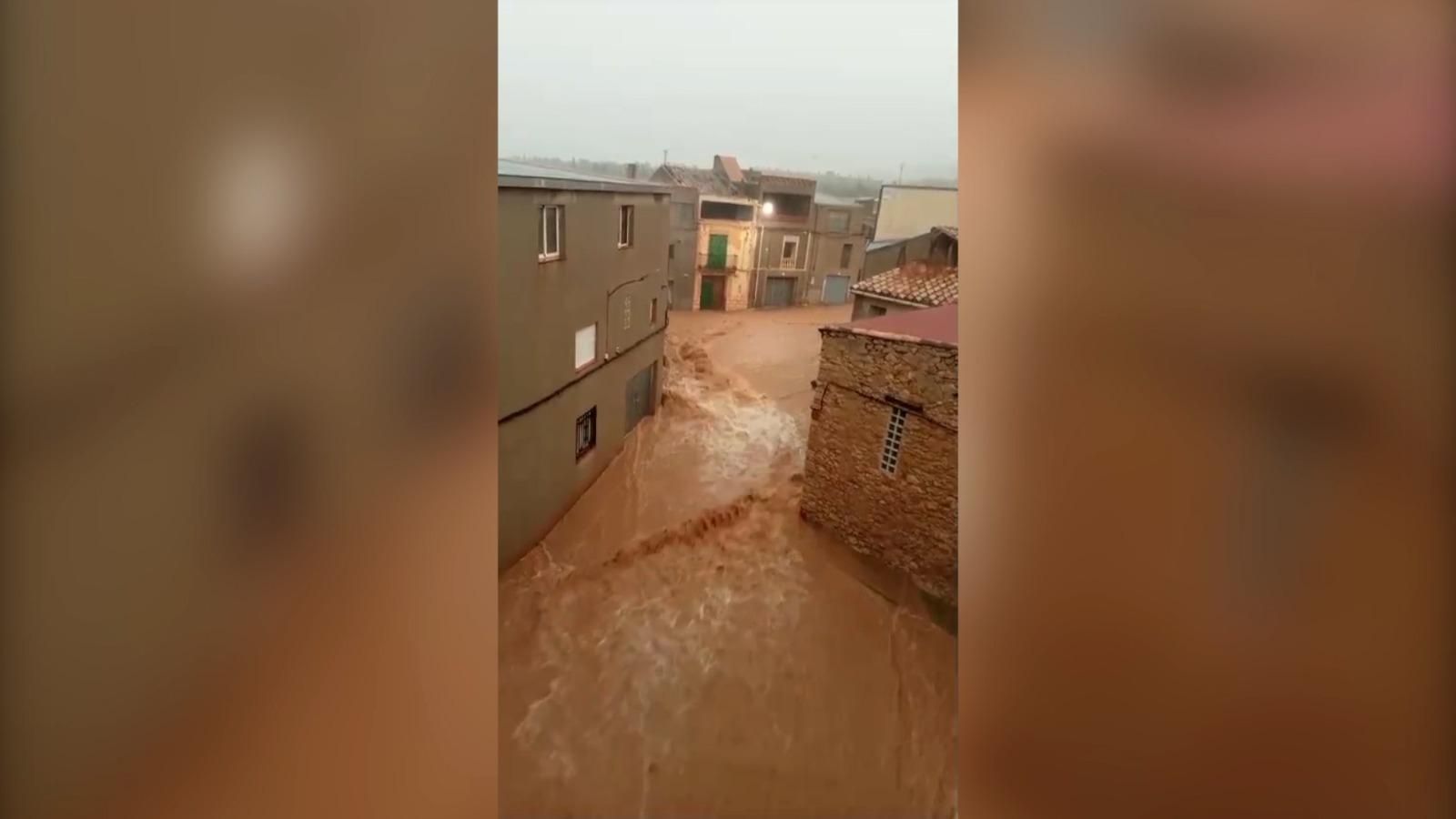Així plou a les comarques del nord