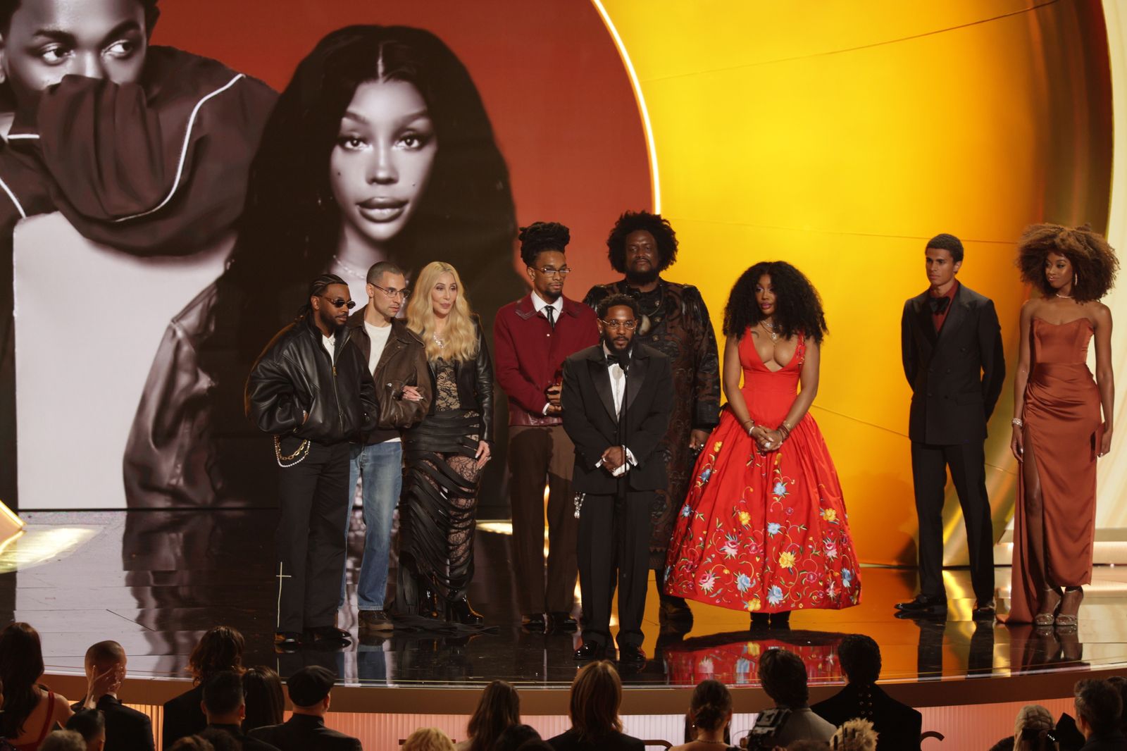 Kendrick Lamar i SZA reben el premi a millor gravació de l'any