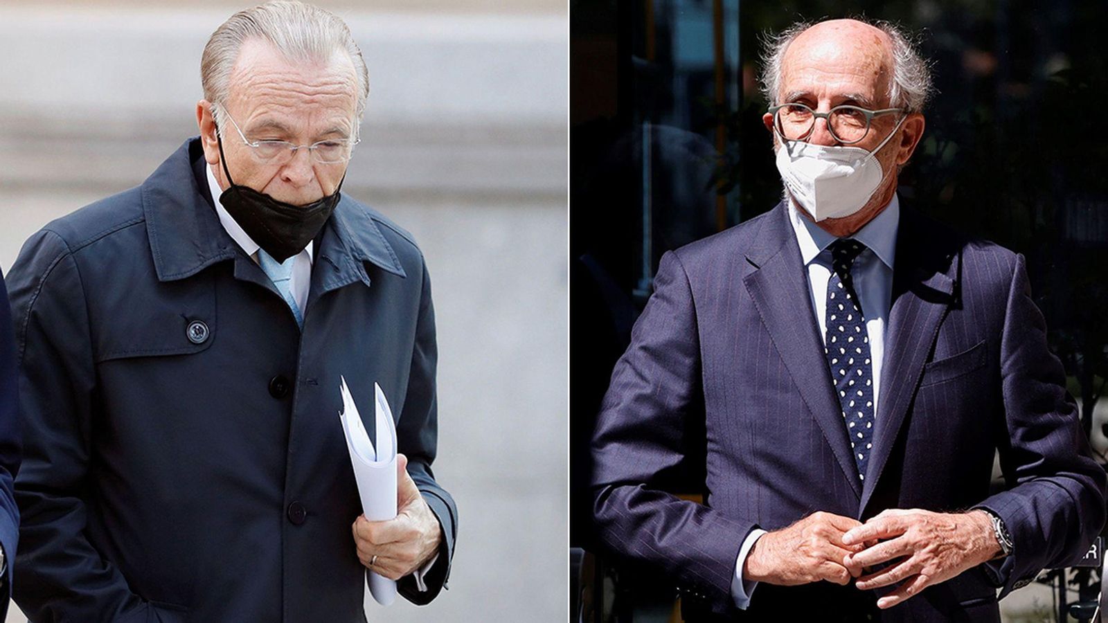 Els presidents de Caixabank i Repsol, Isidro Fainé i Antonio Brufau, respectivament