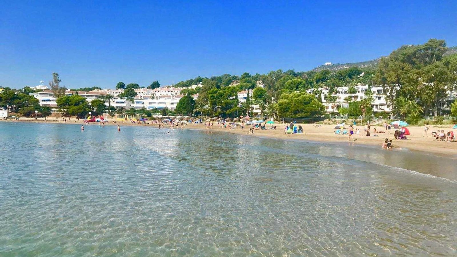 Imatge d'arxiu de la platja de les Fonts, a Alcossebre