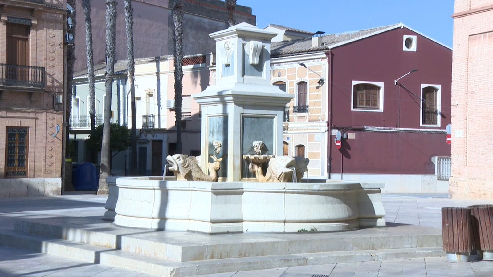 La plaça del Poble a Foios