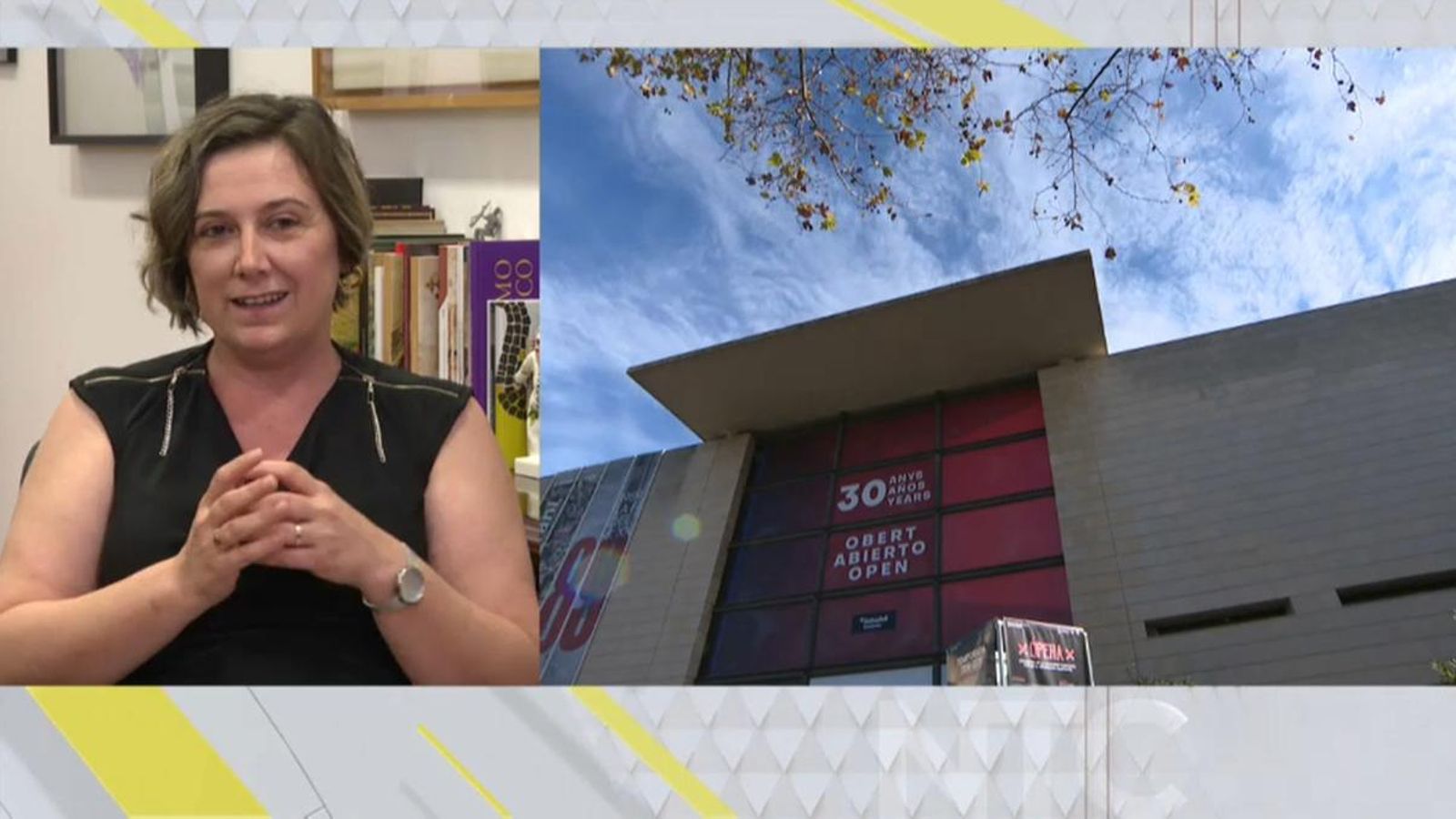 La secretària autonòmica de Cultura, Raquel Tamarit, durant la seua intervenció en 'Les notícies de la nit'