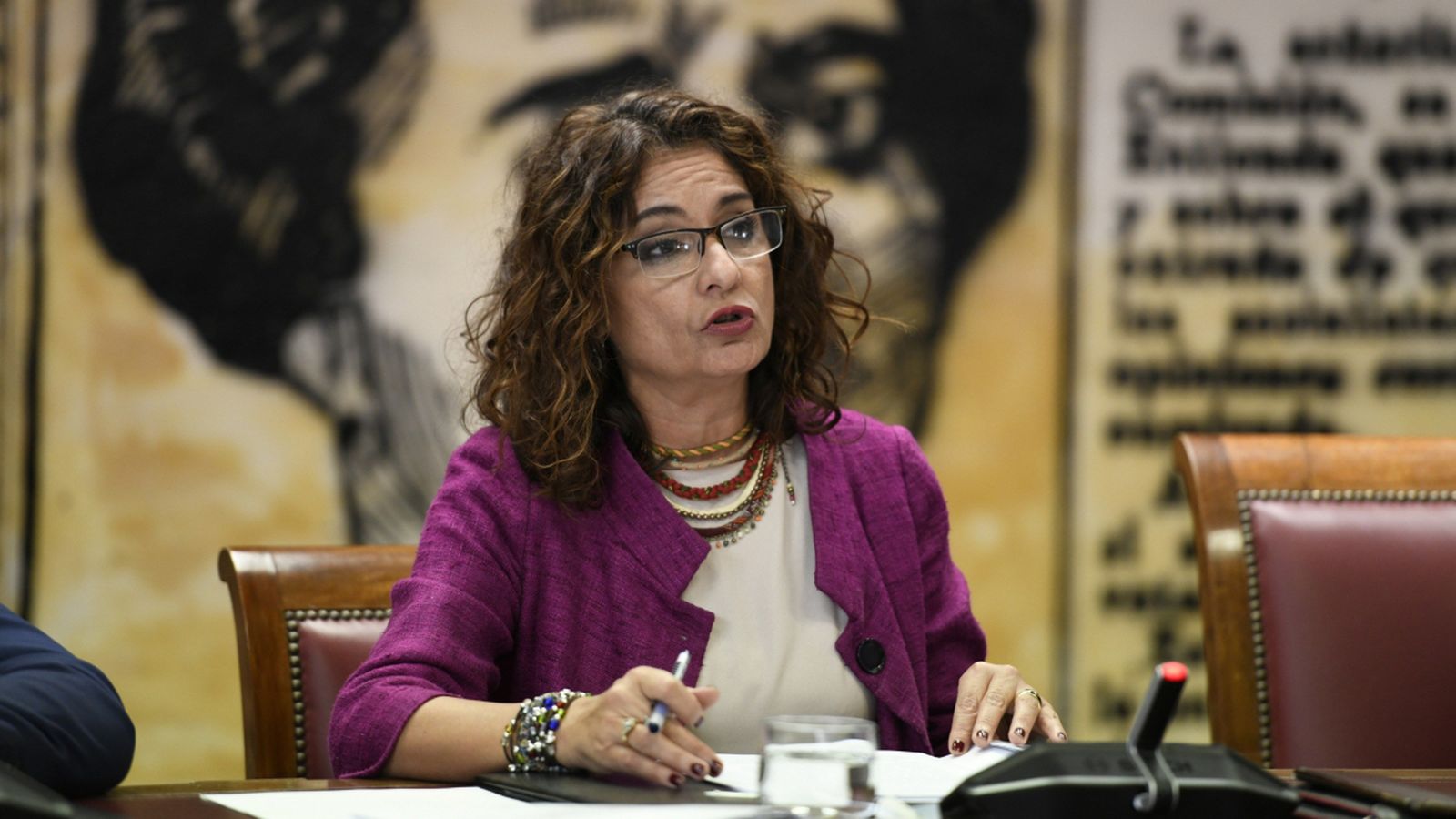 La ministra d'Hisenda, María Jesús Montero, en imatge d'arxiu